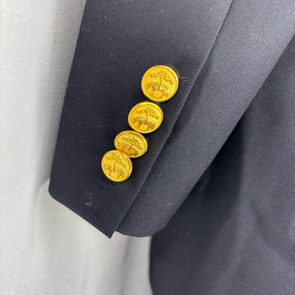 Vintage Brooks Brothers 100% wool blazer with gold buttons Loro Piana - Picture 5 of 13